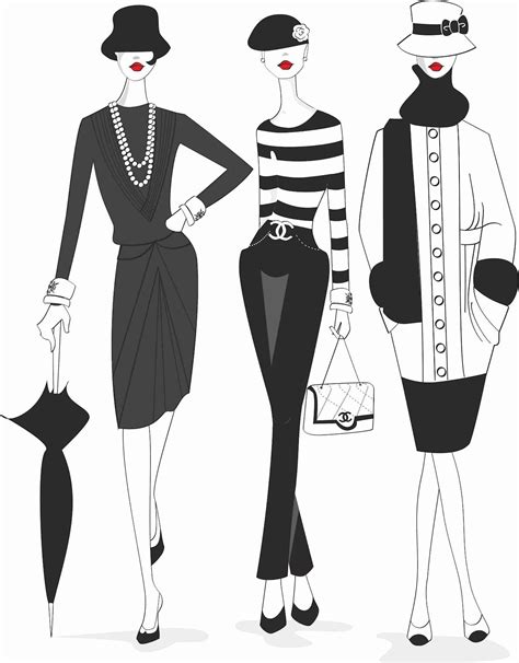 imagenes de ropa chanel|diseños de chanel.